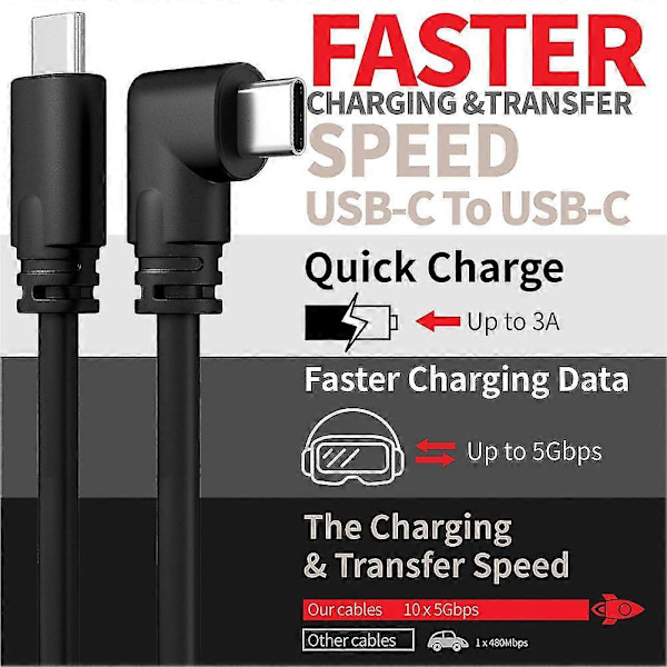 Kabel For Usb 3.1 N 1 Data Lading Vr Et Tilbehør(c-c,3 )