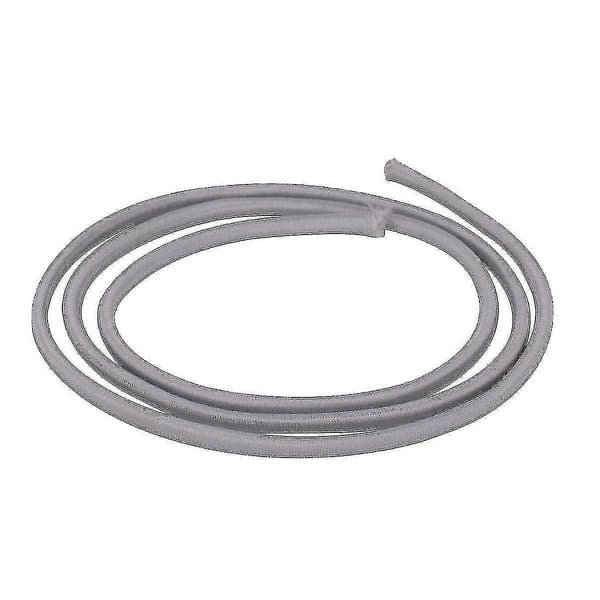 4mm Bredt Elastisk Bånd, Rund Elastisk Snor Høy Kvalitet Grey 5m