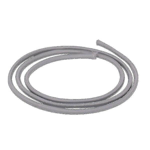 4mm Brett Elastiskt Band, Rund Elastisk Snöre Hög kvalitet Grey 2m