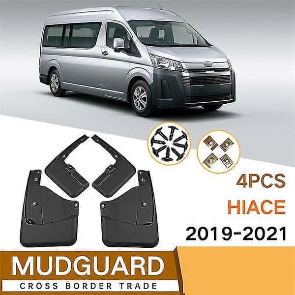 Bil Mudflap til Hiace 2019-2021 Mud Flap Stænklapper Mud Tilbehør