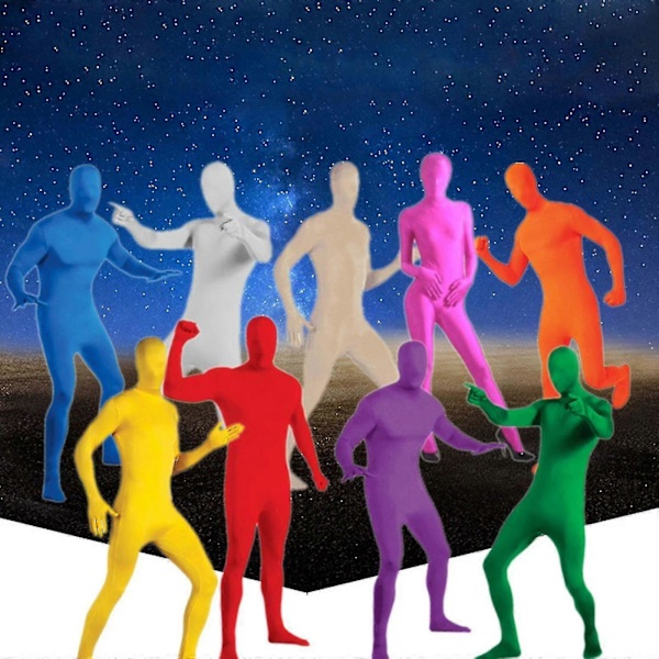 Koko Vartalon Unisex Spandex Stretch Aikuisten Zentai-asu Katoava Mies -body Hk Orange 150CM