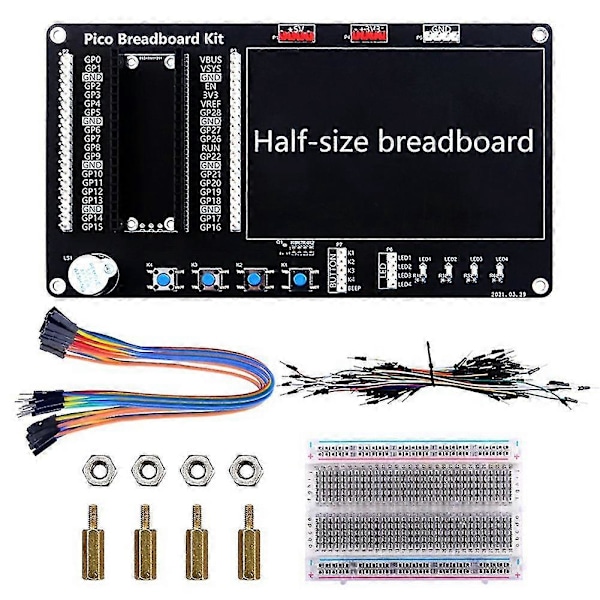 För Pico Bread Board Utvecklingskit Experimentell Lärande Expansionskort DIY-kit