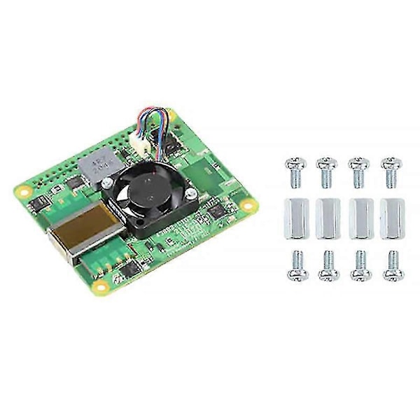 For Raspberry Pi 3b+/4b Poe+ Hat, Power Over Ethernet Utvidelseskort