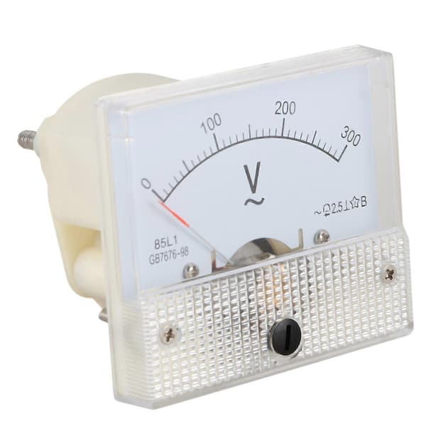 85l1 Ac 0-300v Analog Nål Panelmätare Voltmeter