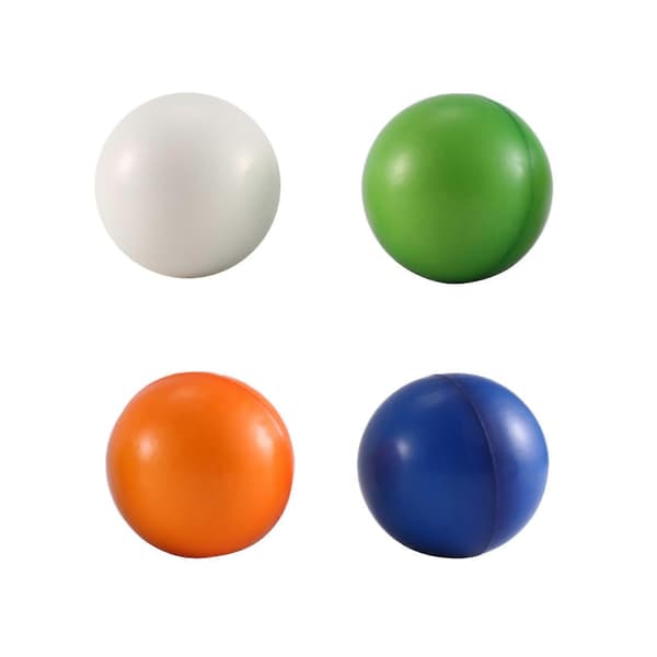 12 st 6,3 cm Skumboll Kläm Stressboll Avlastningsleksak Handledsövningsleksak För Ad