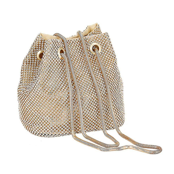 Fash Skinnende Perler Clutch Håndtaske Til Kvinder Brude Bryllup Et Kæder Shou