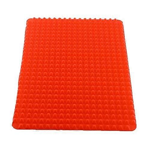 Rød Pyramide Pan Non-stick Silikon Bakematte Form Koke Matte Ovn Bakebrett
