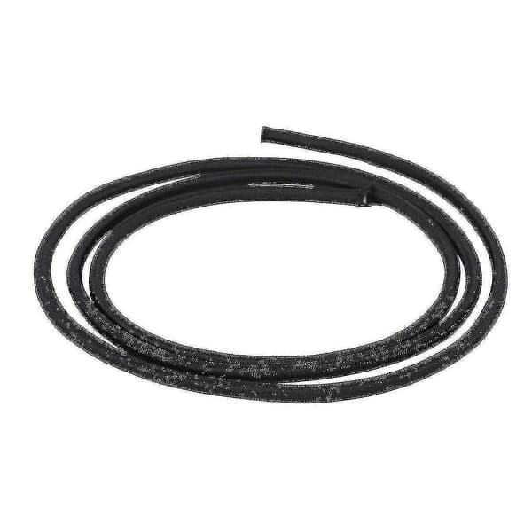 4mm Bredt Elastisk Bånd, Rund Elastisk Snor Høy Kvalitet Black 2m