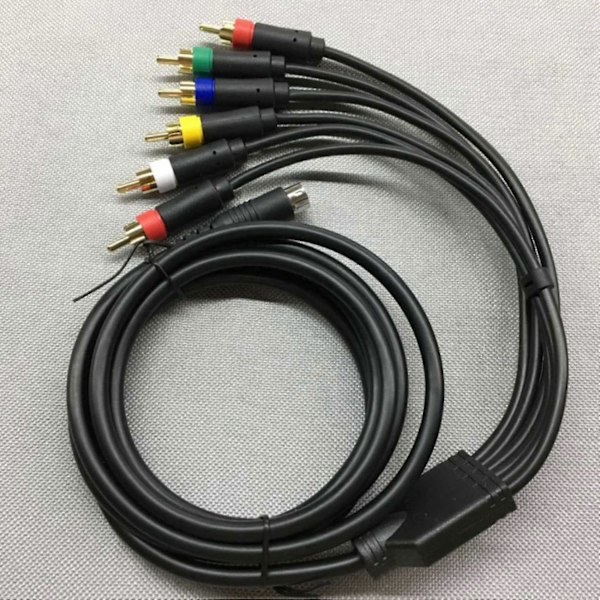 RGB/RCA Kompositkabel, Färgmonitor Speciallinje För Saturn Röd Blå Grön RGB+sync Video Och A