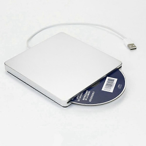 Extern DVD-enhet Usb2.0 Portabel Slim DVD CD Ram Brännare Läsare För Laptop Stationär Dator Stöd Os Win7