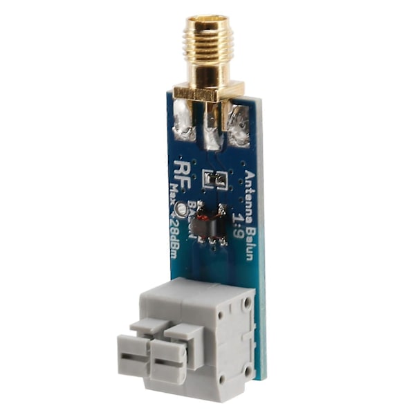 Balun One Nine Tiny Low Cost - 1:9 HF-antennibaluni antennisisääntulon suojauksella SDR:lle ja monille muille