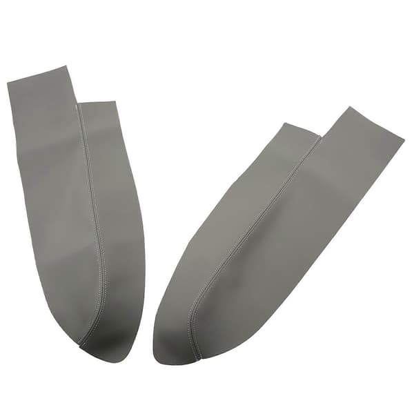 1 Par Frontdørpanel Armlene Trekk Mikrofiber Lær Bilinteriør Tilbehør Erstatning for CRV 2007?2011 Grå