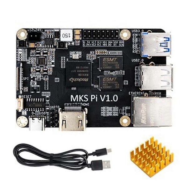 Mks Pi Klipper Hovedkort Kontroller 64bits Soc Innebygd Klipperskjerm For Voron Kompatibel For -a