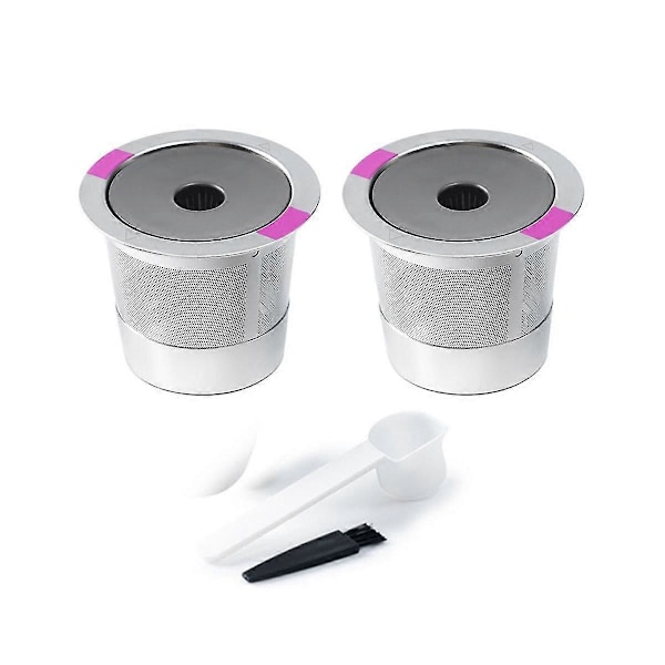 2 stk. Mindre Stål Gjenbrukbar K For K-mini Filter