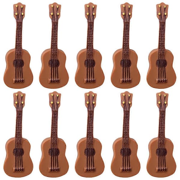 10 st Miniatyr Gitarr Modell Resin Mini Gitarr Dockhus Gitarr Mini Musikinstrument Modell