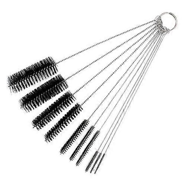 10 Delar Multifunktionell Nylon Rostfritt Stål Hållbar Borstar Set Användbart Verktyg
