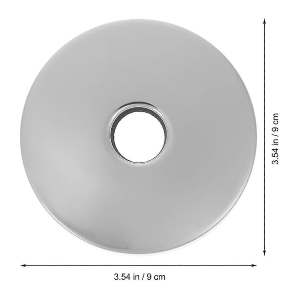 Dekselplate for rørleggerarbeid, rund rosettplate, erstatningsplate for rosett
