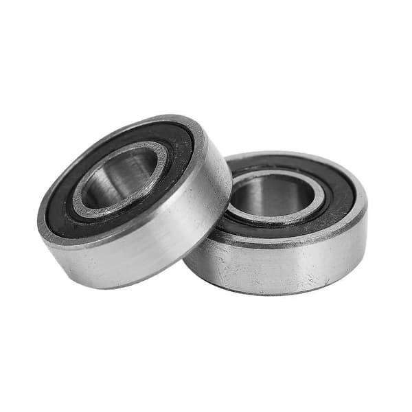 Sourcing Map 698-2rs Djupspårskullager Dubbeltätat 1180098, 8mm X 19mm X 6mm Kolstålslager (förpackning med 10)