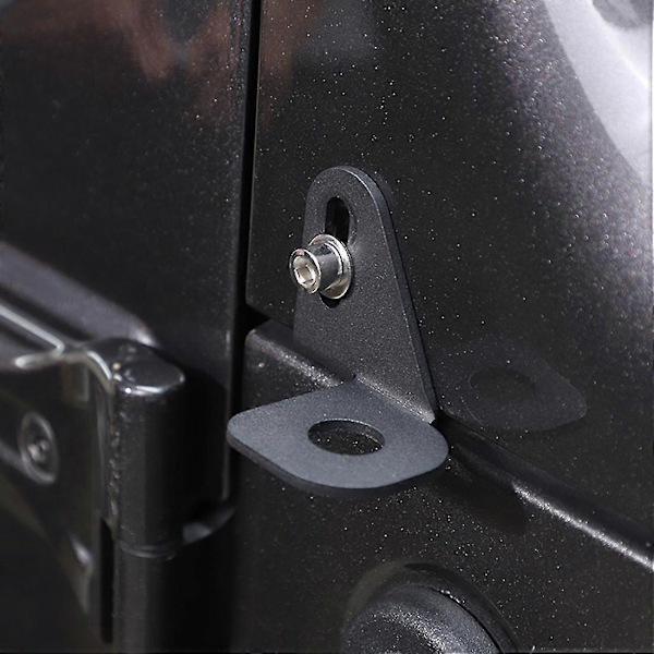 Antennefeste Førerside CB Antennefeste Radio Monteringsbrakett CB Holder For Wrangler Jk Jl 2007