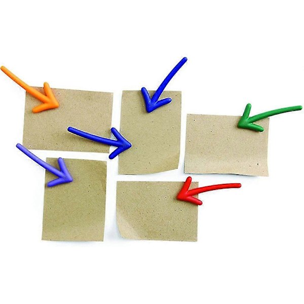 6 stk. Kjøleskapsmagnet Pil Magnetiske Klistremerker Whiteboard Melding Holder Kjøleskapsdekorasjon Kjøkken Dekorative Magneter