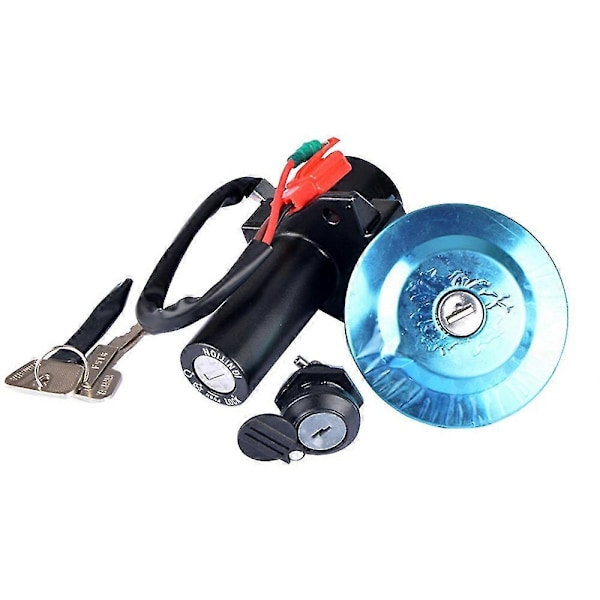 Motorcykel Scooter Ybr125 Elektriskt Tändningslås Set Dörrlås Tanklock För 125cc Ybr 125
