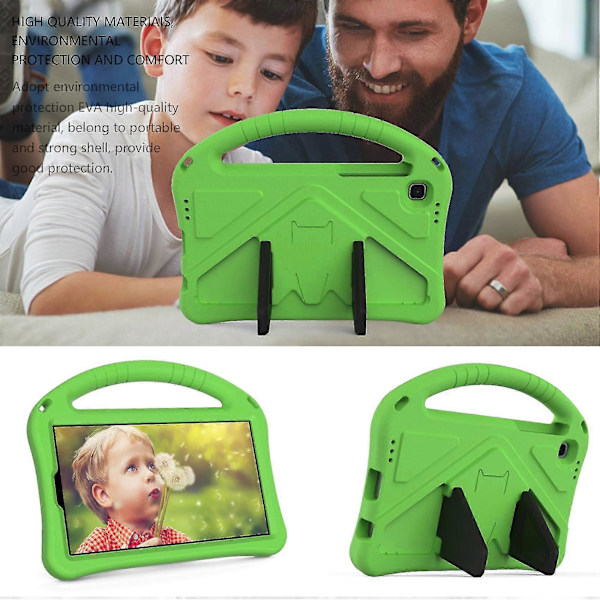 Etui til Galaxy Tab A7 Lite 8.7 T220/t225 2021 Anti-drop Etui Stativ til Filmvisning (g)