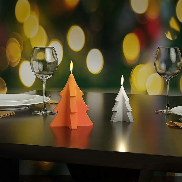 Lysformer for lyslaging juletre 3D silikonlys resinform 1