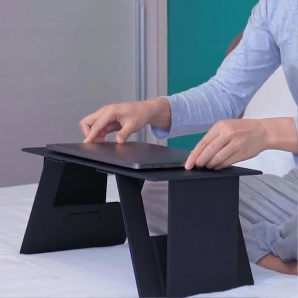 Datorfäste Vikbart Justerbart Plast Portabelt Laptopställ för Soffa