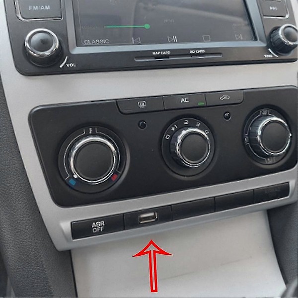 Bil Rcd510 Rcd315 Cd Ch Usb Gränssnitt Adapter O 4pin Kontakt Kabel För 2011 Octavia 2007