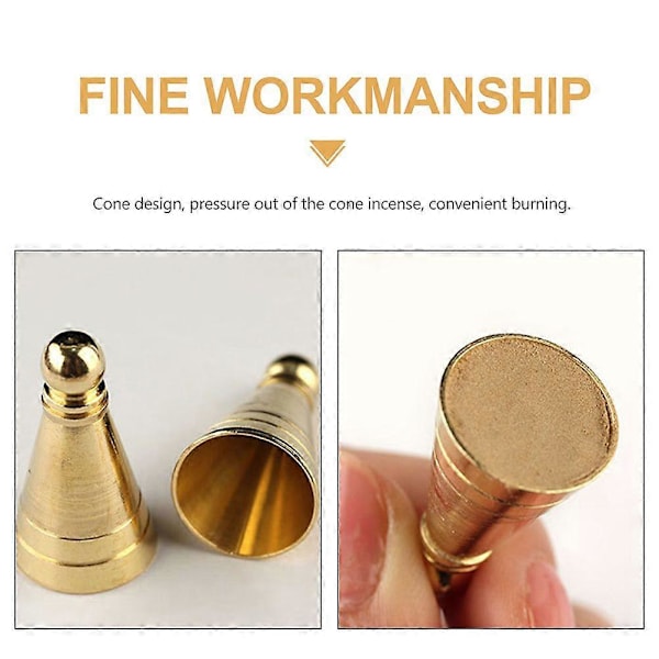 4 stk. Røgelseskegleforme Røgelseskeglefremstillingsforme DIY Røgelsesværktøj
