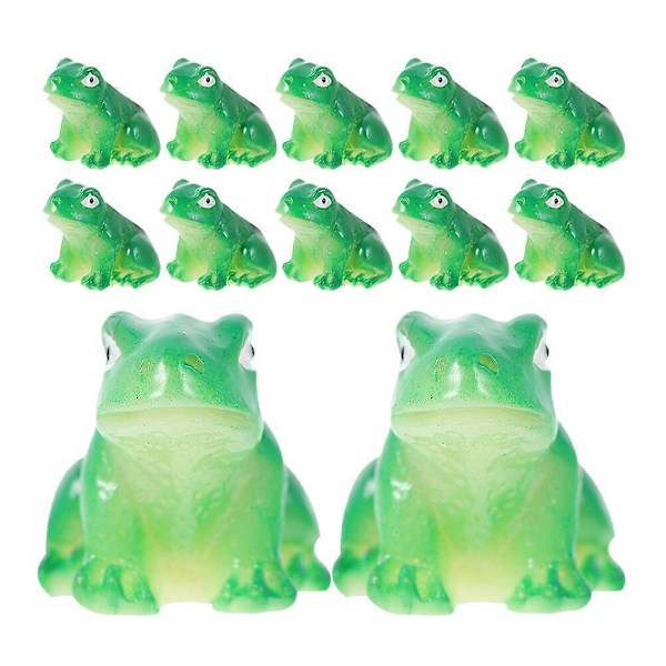 40 stk. Små Frø Figurer Mini Have Frø Figurer Mikro Landskabsdekorationer Havepynt