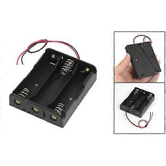 Serie 3.7v Flat Tip Batteriholder Etui For 3 X 18650 Batterier