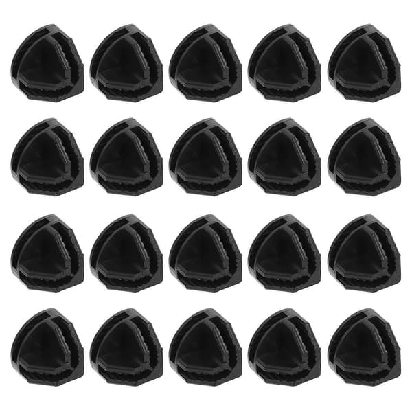 20 stk. Wire Cube-koblinger Plastskapskoblinger Hyllemonteringsspenner