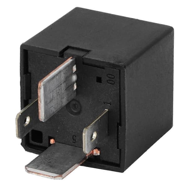 4 Pins SPST Relé Svart ABS Kit Tilbehør for Bil Båt Lastebil DC12V 80A