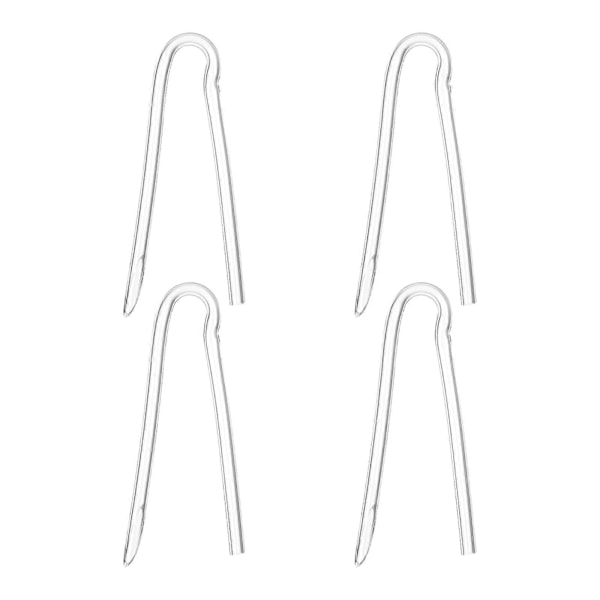 4 st Förformade BTE Öronformsrör Hörförstärkare Ersättningsrör PVC Hörapparater Formrör