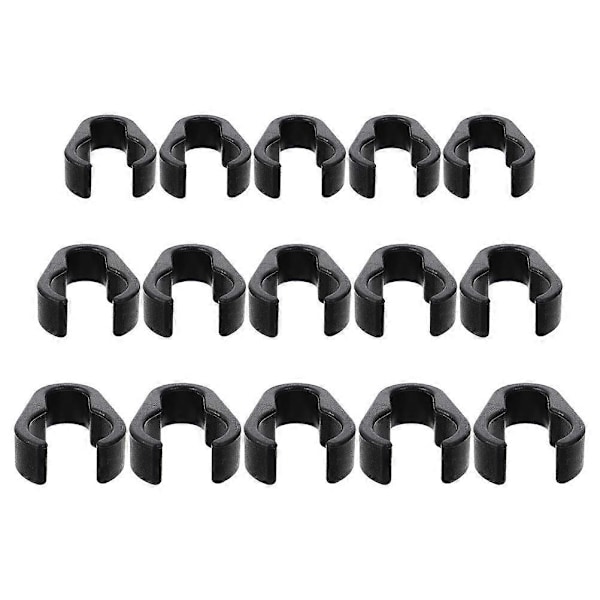15 stk. Mikrofonkabelclips Universelle Mikrofonkabelklemmer Mikrofonlystilbehør