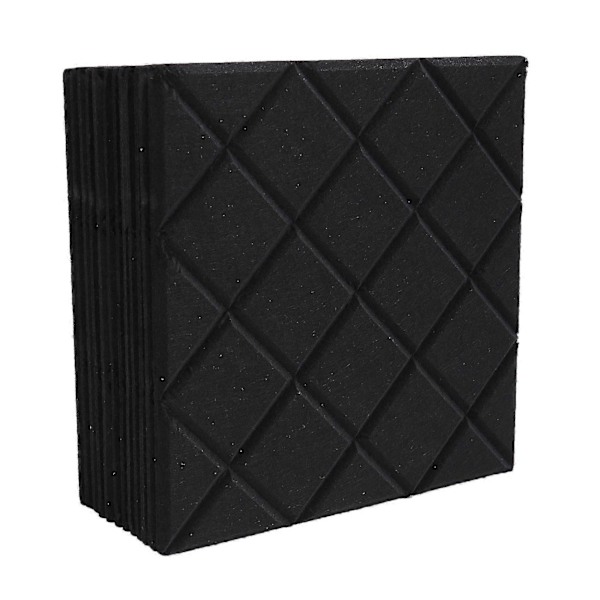 12 stk. Akustikpaneler Gitterform Lydisolerende Polstring, 30,5x30,5x1 cm Lydabsorberende Panel Anvendt