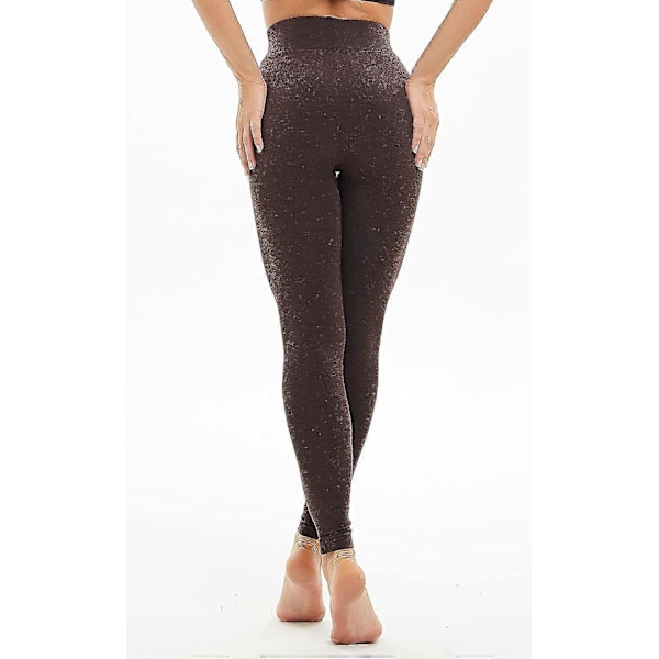 Tjocka Fleecefodrade Leggings för Kvinnor Vinter Höga Leggings Varma Mjuka Sömlösa Yoga S-2xl Style1 XL