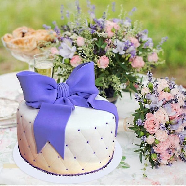 4 Stykker Teksturmåtter Diamant Quiltet Gitterform Transparent Fondant Impression Måtte Blonde Prægning Bo