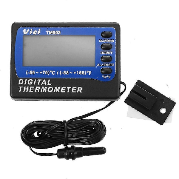 Tm803 Kylskåp Frys Digital Alarm Termometer Temperaturmätare