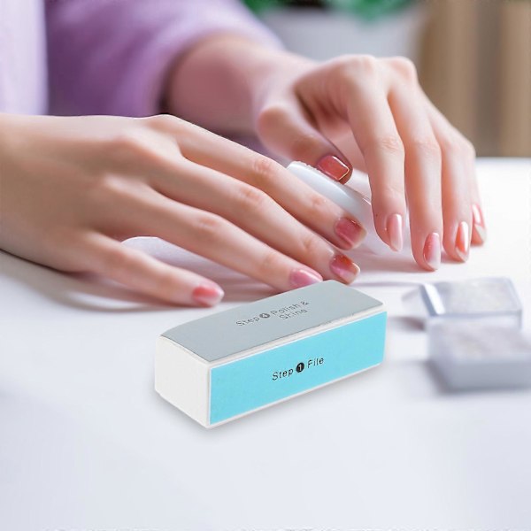 3 st Manikyrfilar Nagelpoleringsblock Kreativa Nagelfilar DIY Nagelkonstverktyg Slumpmässig Färg