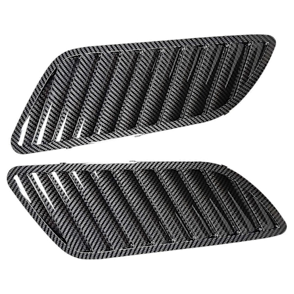 Bil Front Grill Hætte Cover, Kulfiber Grill Udluftningsdæksel Trim Til- E90 E91 E92 F30 E46 Dtm