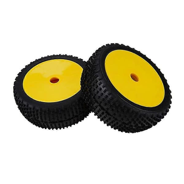 4 stk. 17 mm Hex 1/8 Rc Offroad Buggy Bil Gummidæk Forreste Baghjulsfælg Dæk Tilbehør Til Losi