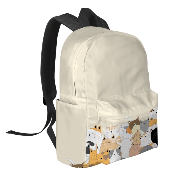Animal Cartoon Cat Feminina Ryggsäckar Tonåringar Student Skolväskor Laptop Anpassad Ryggsäck För Män Kvinnor Kvinnlig Resa style 2