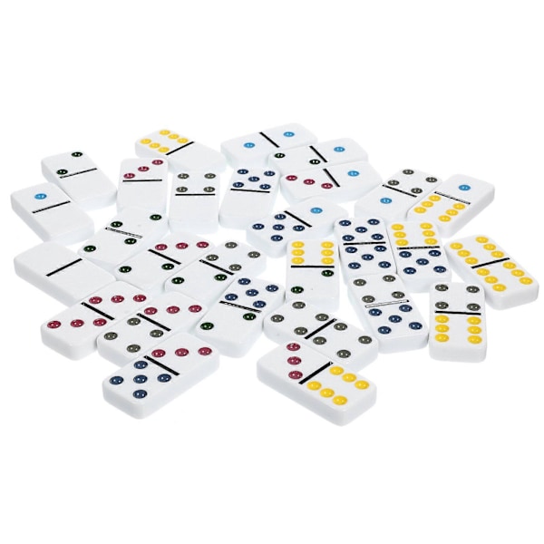 28 st Domino Klassiskt Dominobrädspel Dominoleksaker Intressanta Dominoblock