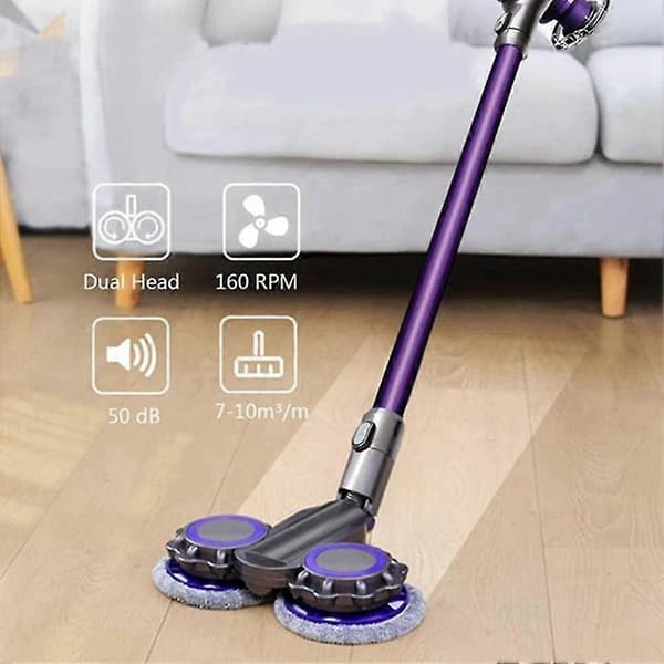 Elektrisk våt og tørr moppehode-tilbehør kompatibelt for V6 Dc58/dc59/dc62 modell støvsuger Cl