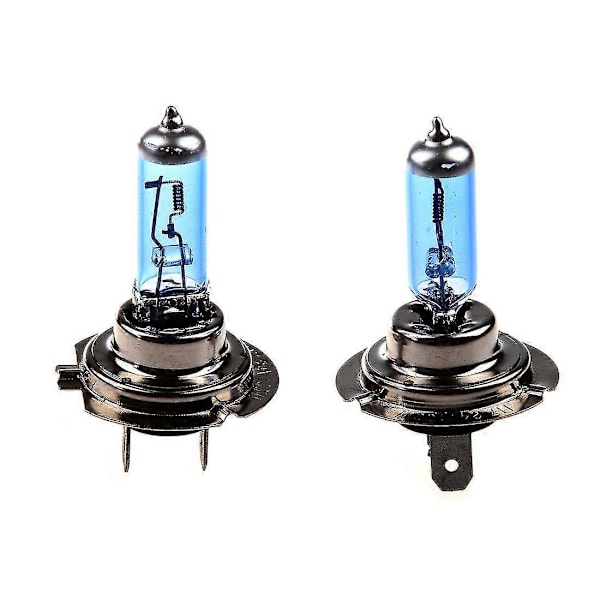 Bil LED Lampe - 2 stk. Kit H7 6000k Xenon Gass Halon Lampe H7 Pærer 100w 24v Super Lys
