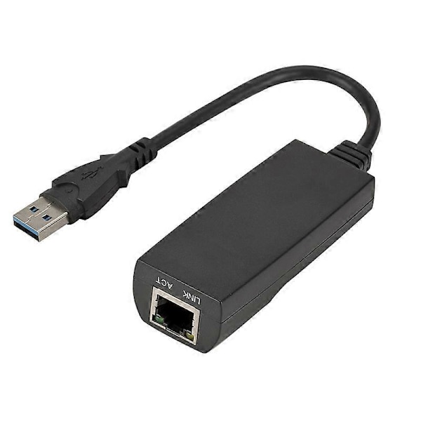 USB 3.0 till 10/100/1000Mbps Gigabit RJ45 Ethernet LAN Nätverksadapter för PL6U3