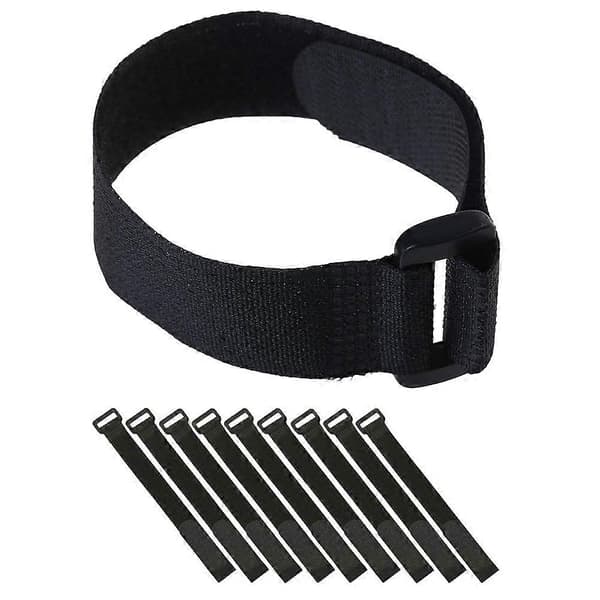 10 stk. Genanvendelige stropper Multipurpose stropper Løbsbånd Benbundet løbsstropper Spilforsyninger