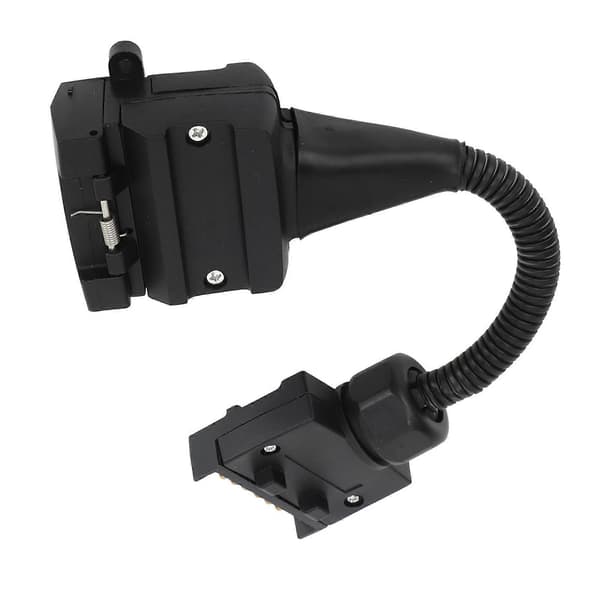 Trailer Adapter 7-benet fladt hanstik til 12-benet flad hunstik campingvognsforbindelse
